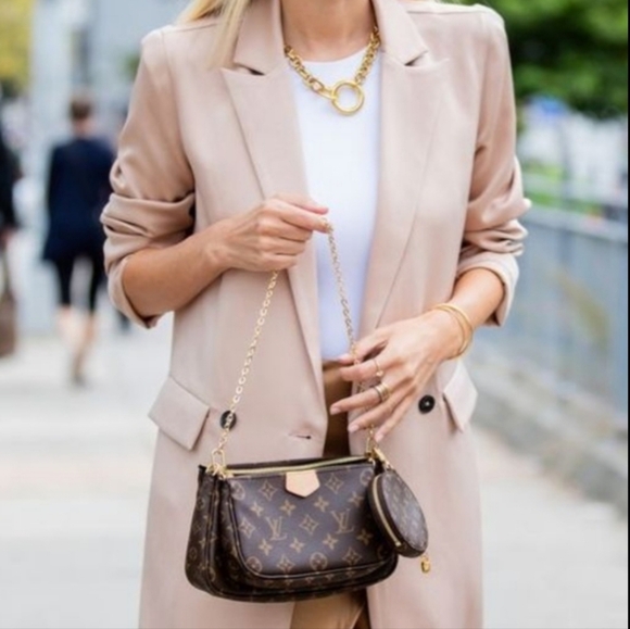 Louis Vuitton Monogram Multi Pochette Accessoires Khaki Full Set - Picture 15 of 16